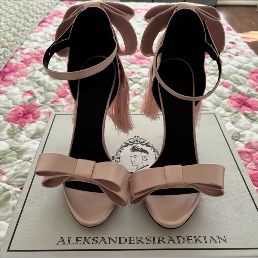 Pink Bow Women's Heels